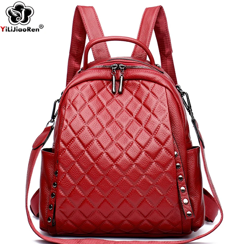 Luxury Bags Leather - 정품 가죽 럭셔리 디자이너 격자 무늬