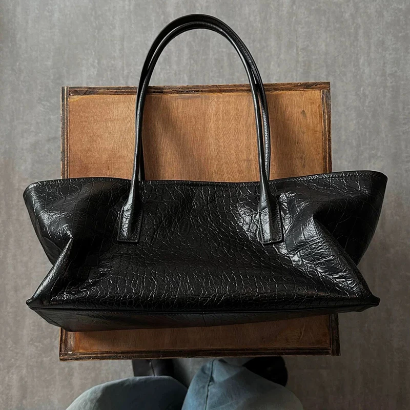 레트로 크로커다일 엠보싱 핸드백, 패셔너블하고 고급스러 - Luxury Bags Tote 리뷰 및 가격