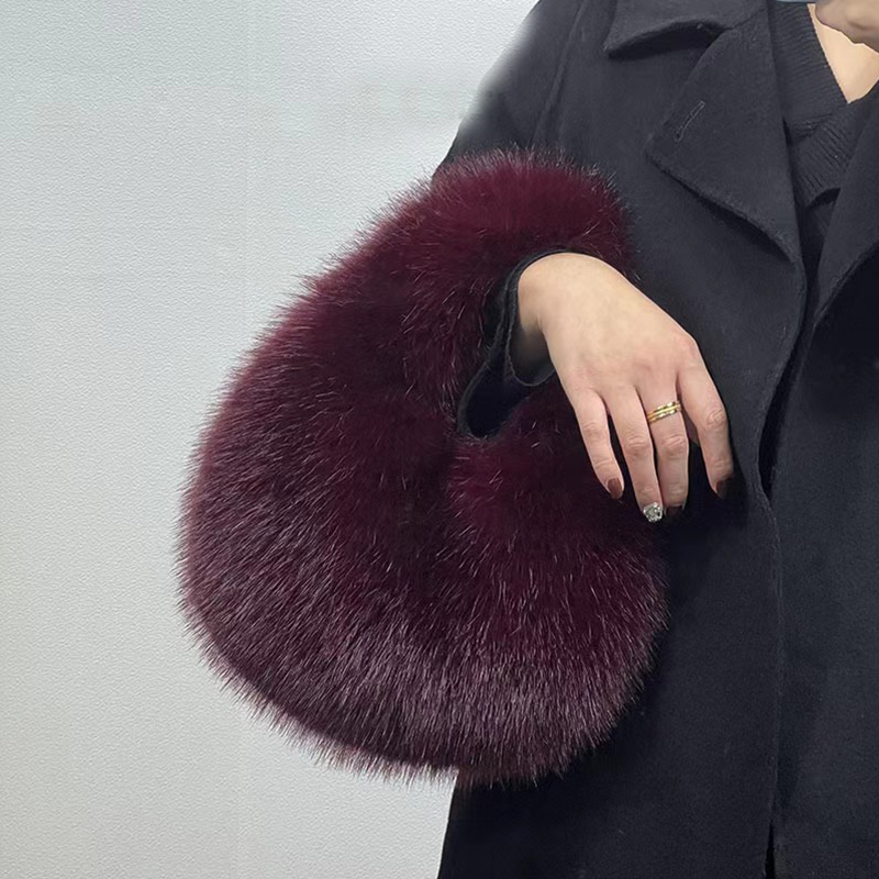 세련된 디자인의 부드러운 플러시 소재 반달 모양 여성용 - Luxury Bags Tote 리뷰 및 가격